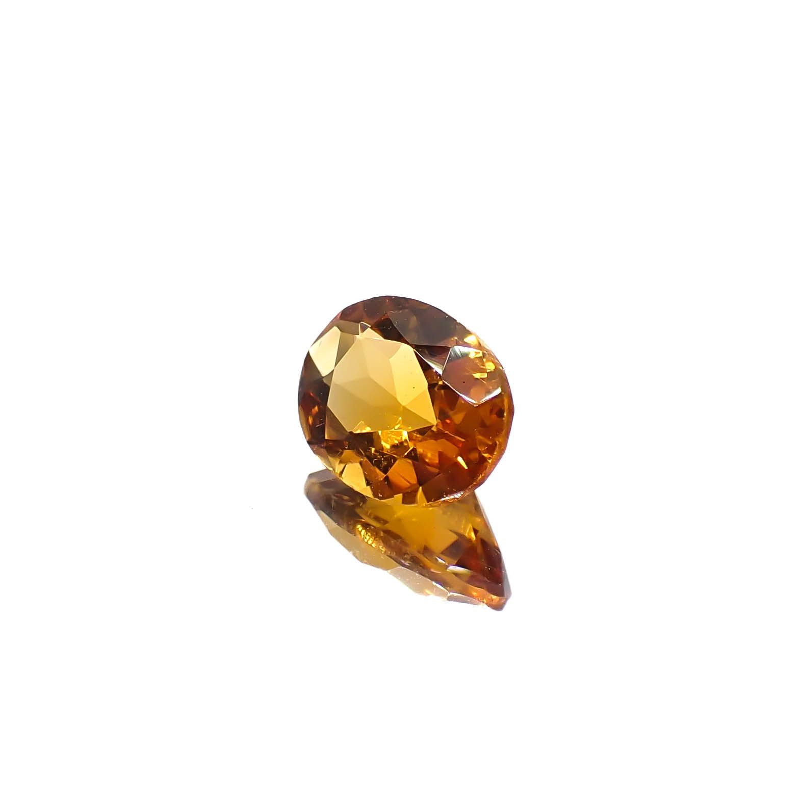 マデイラシトリン ブラジル・ミナスジェライス州産 1.08ct [250630581]8x6mm前後