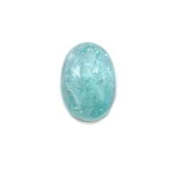 パライバトルマリン(宝石名トルマリン/別名パライバ・トルマリン) モザンビーク産 5.206ct ソ付(宝貴協)[21029498]13.0×9.0mm前後