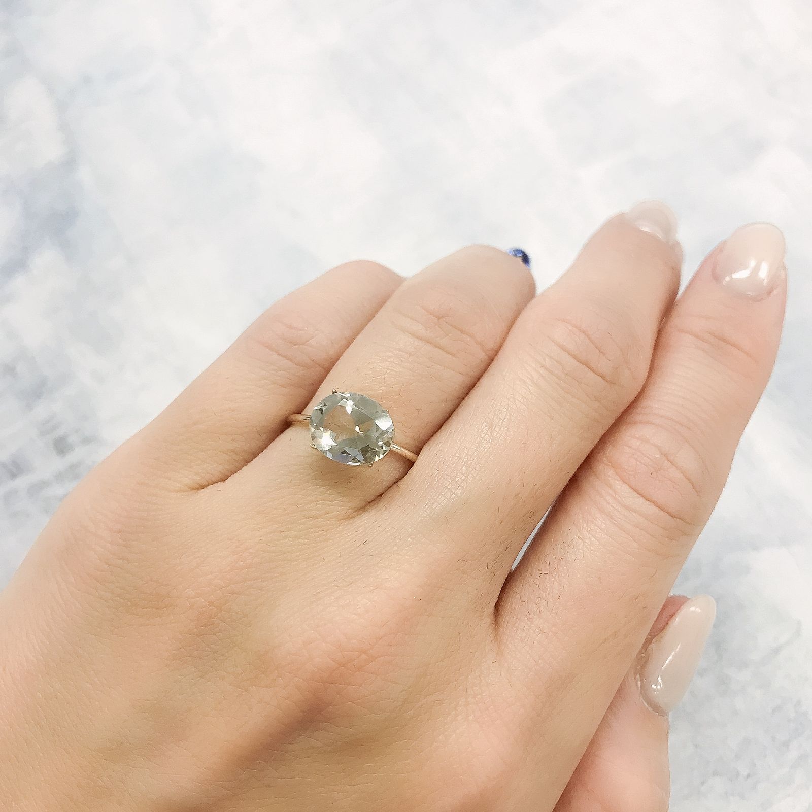 ハーキマーダイヤモンド アメリカ・ニューヨーク州産 2.49ct[220515719]10.1x8.2mm前後