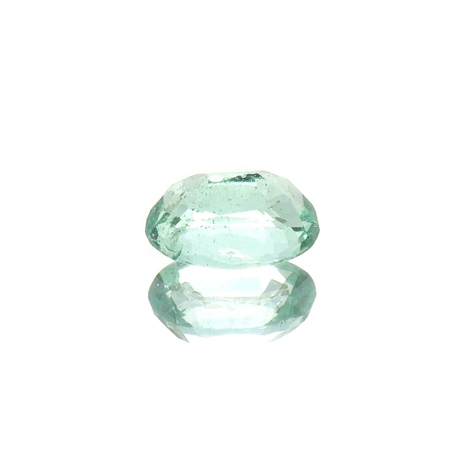 パステルカラーエメラルド コロンビア/ブラジル産 0.33ct [250817233]5.4x3.7mm前後