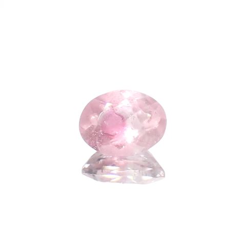 ピンククリスタルトルマリン(宝石名ピンク・トルマリン)コンゴ民主共和国産 1.33ct 識別済[230823235]8.1x6.1mm前後