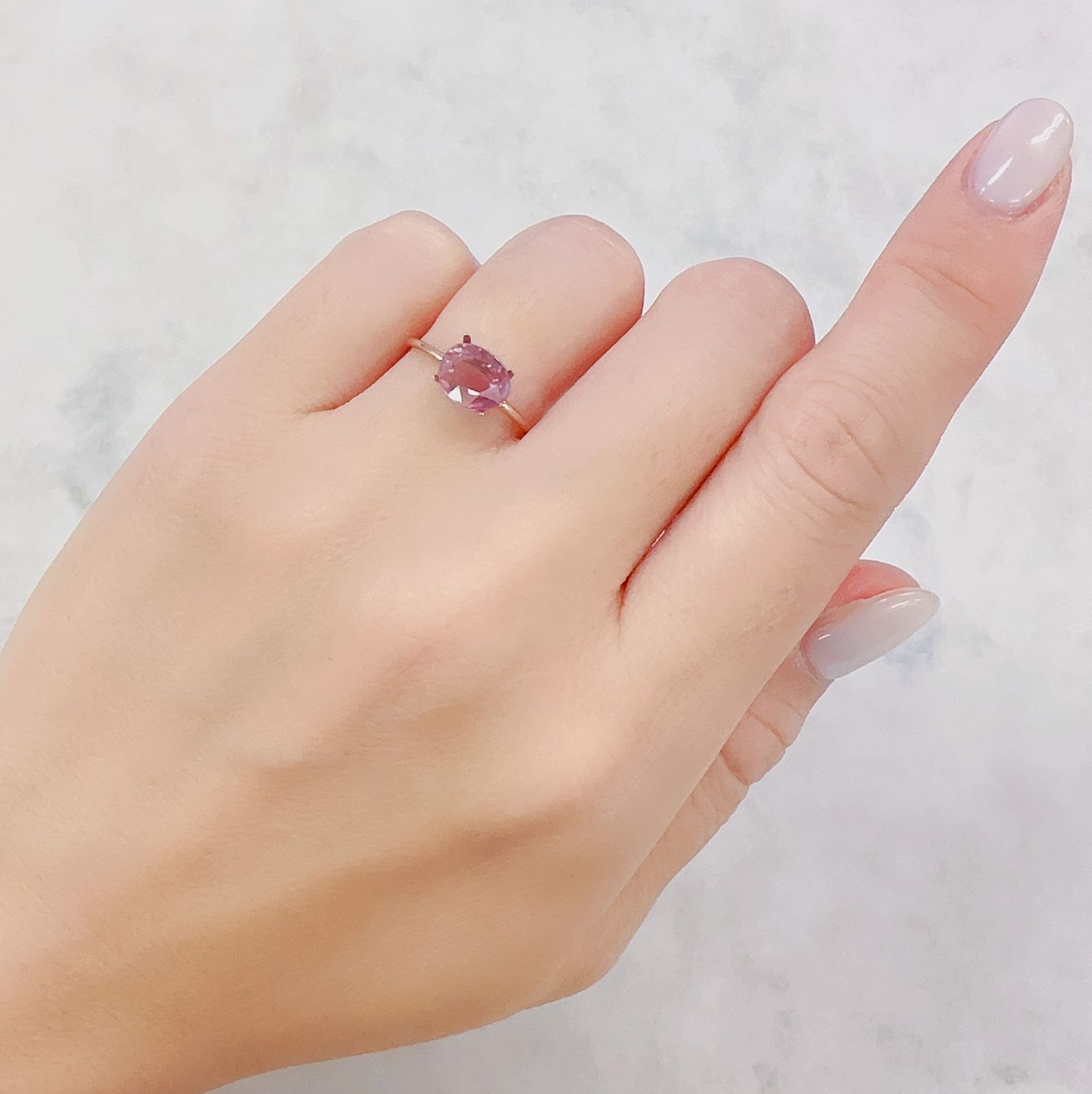 ◇ローズカット◇パープルピンクサファイア マダガスカル産 1.23ct[230722668]7.7x6.3mm前後