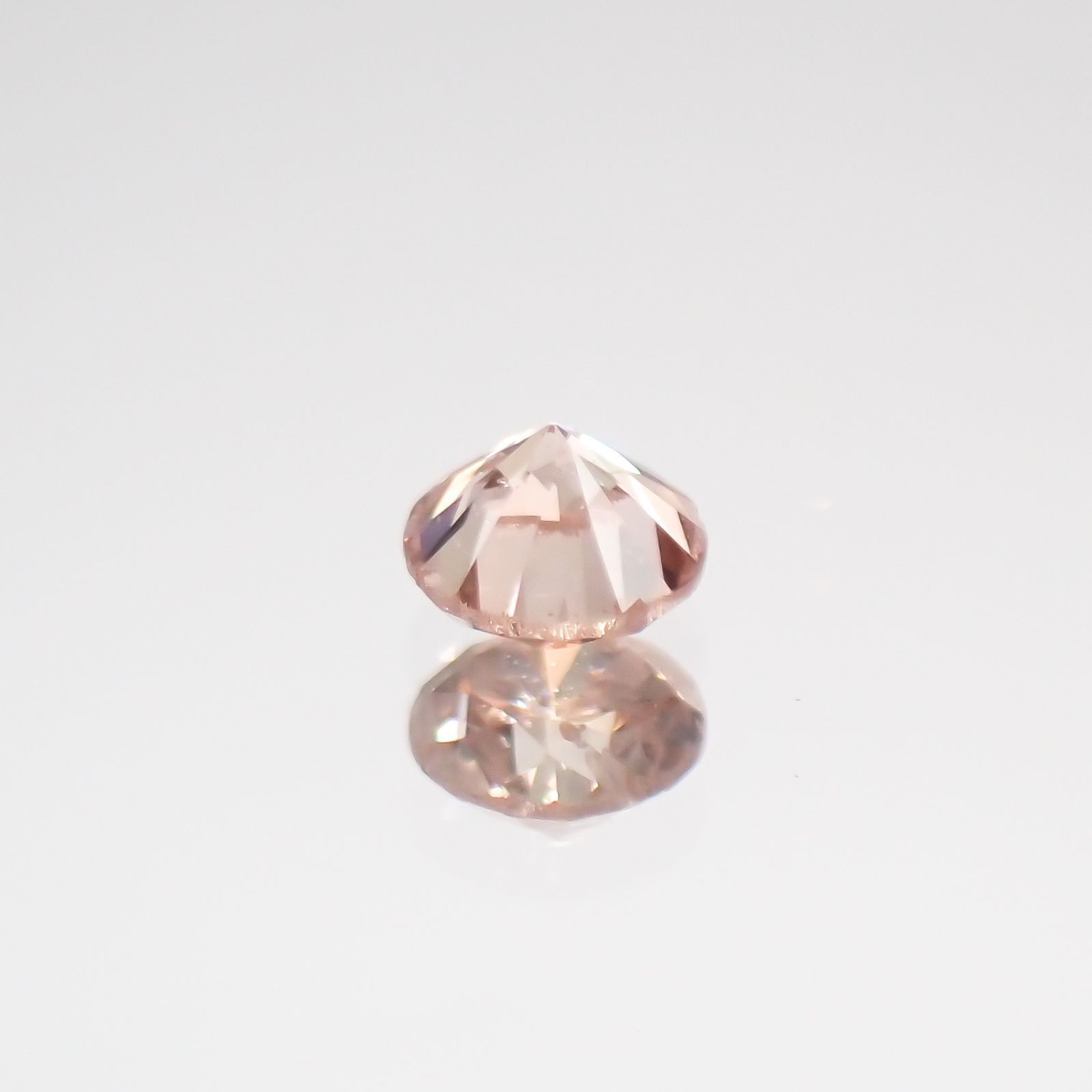 ピンクダイヤモンド SI-2 / FANCY LIGHT BROWN PINK ソーティング付 ルース 0.059ct[210611080]2.3×2.3mm前後