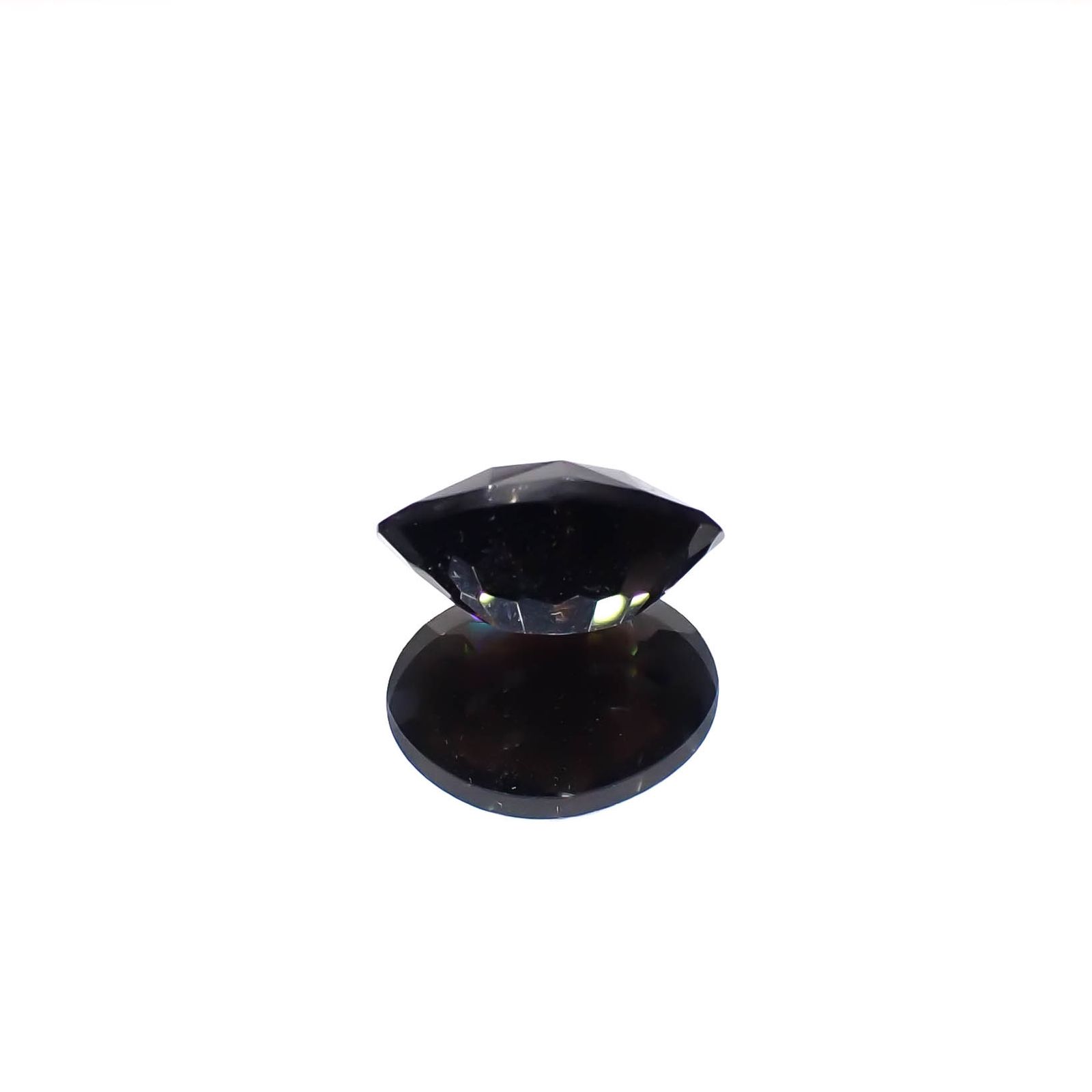 ◇カスタムローズカット◇モリオン チベット産 3.19ct[240427374]12.1x8.7mm前後
