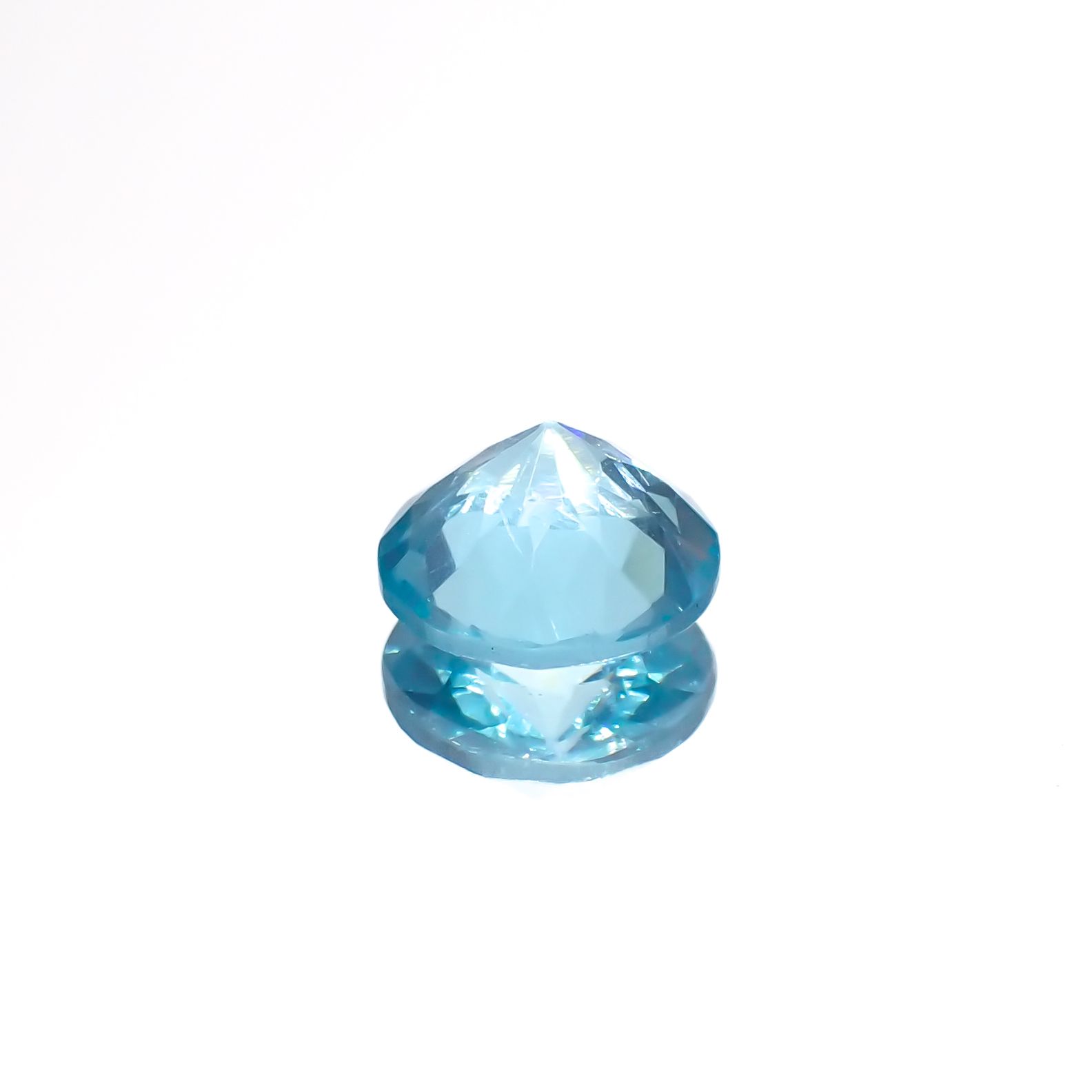 アパタイト(宝石名アパタイト)ブラジル産 1.19ct 識別済[230321340]6.8x6.8mm前後