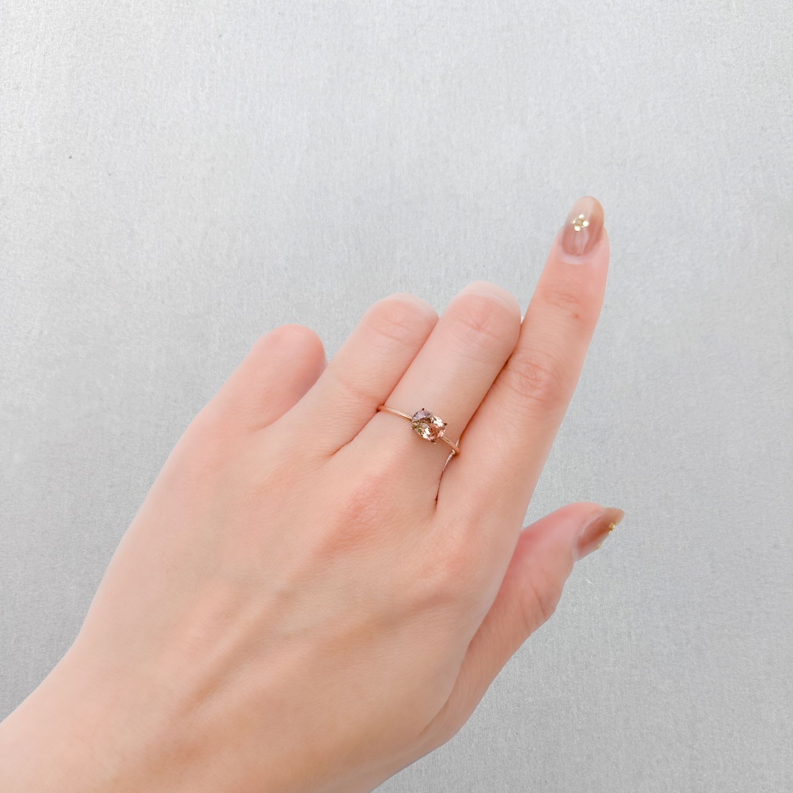 バイカラートルマリン(宝石名バイカラー・トルマリン)ブラジル産 0.82ct 識別済[230622369]7.1x5mm前後