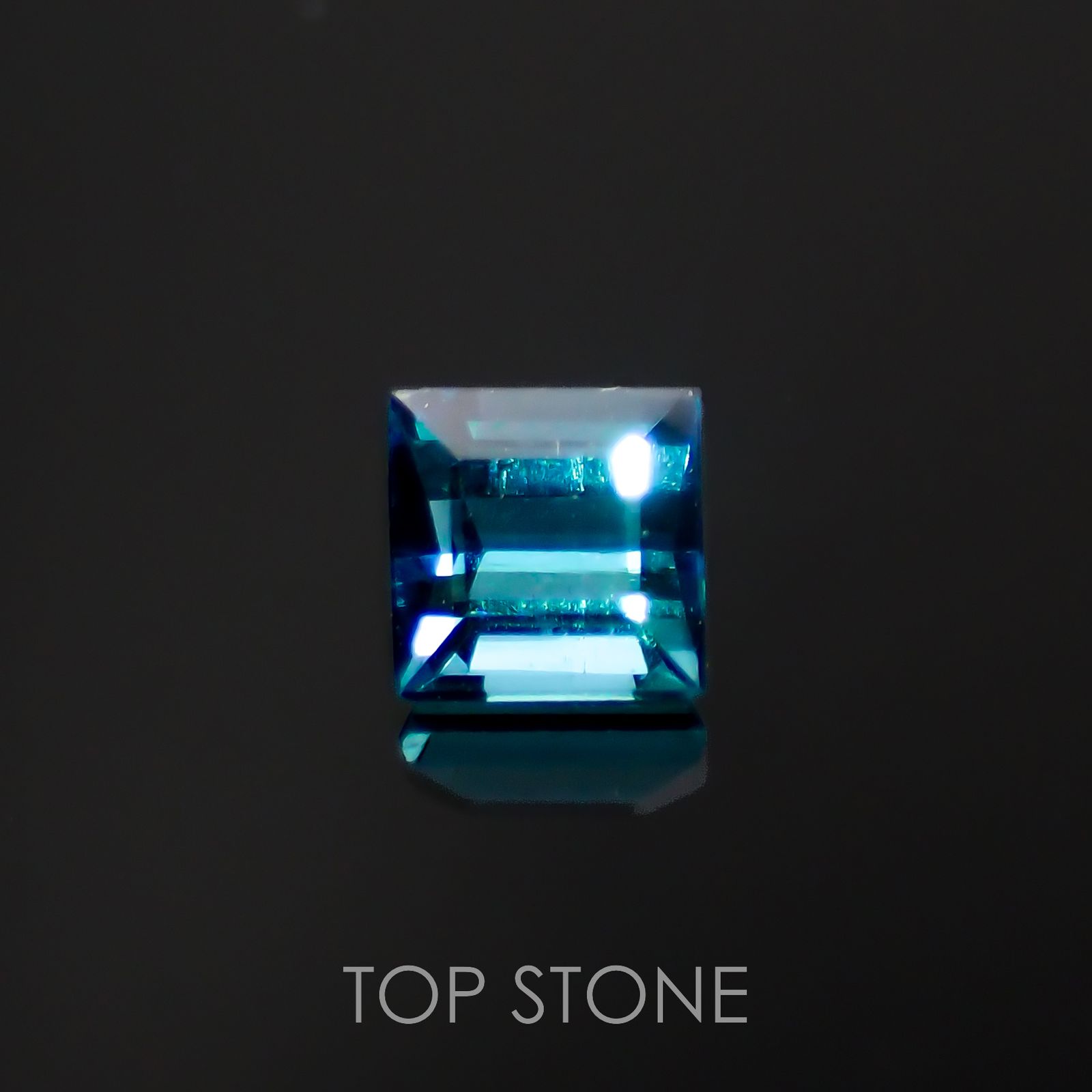 インディゴライト(宝石名トルマリン)アフガニスタン産 0.36ct 識別済[221219458]3.8x3.8mm前後