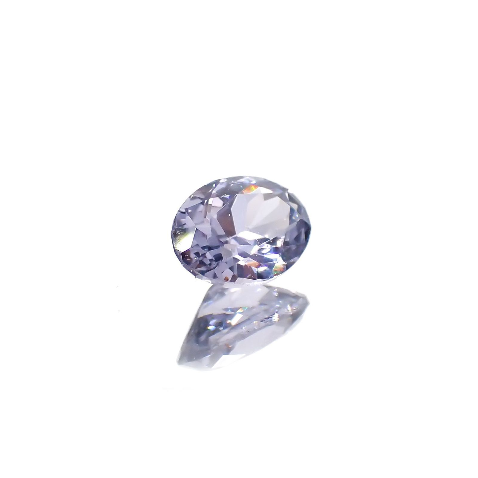 バイオレットスピネル(宝石名スピネル)ビルマ/マダガスカル産 0.36ct 識別済[230220647]5x3.6mm前後