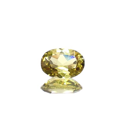 マリガーネット(宝石名グロッシュラー アンドラダイト・ガーネット)マリ共和国産 0.72ct 識別済[231124330]6.5x4.8mm前後
