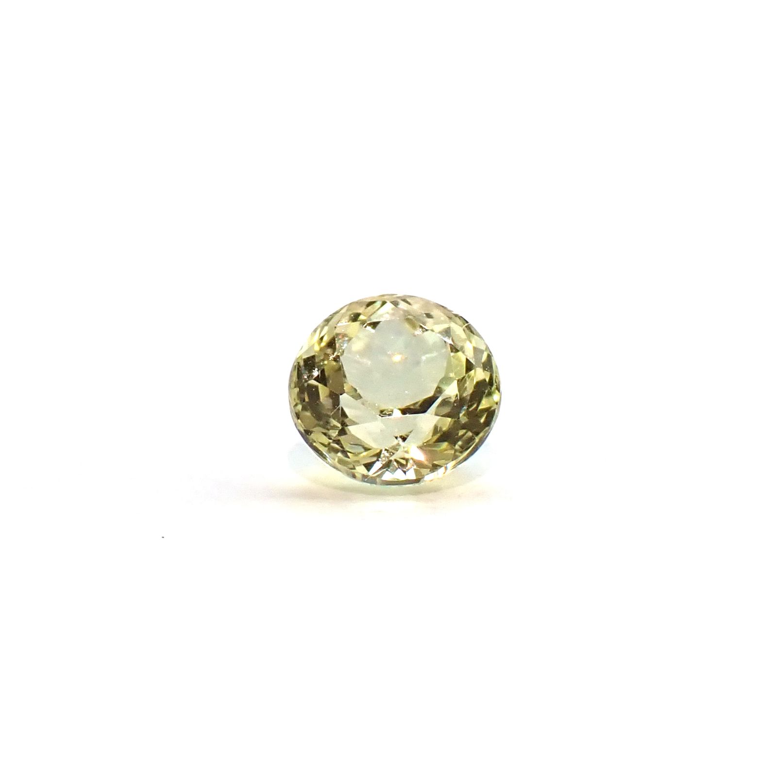 イエローアパタイト メキシコ産 0.57ct / 4.8x4.7mm前後 [260632467]