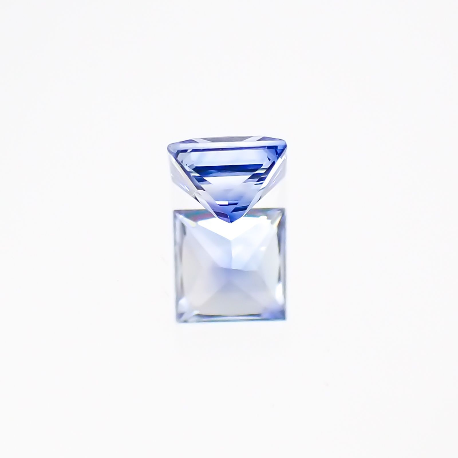 ◇プリンセスカット◇サファイア(宝石名サファイア) スリランカ産 0.20ct 識別済[20127978]3.1×3.1mm前後