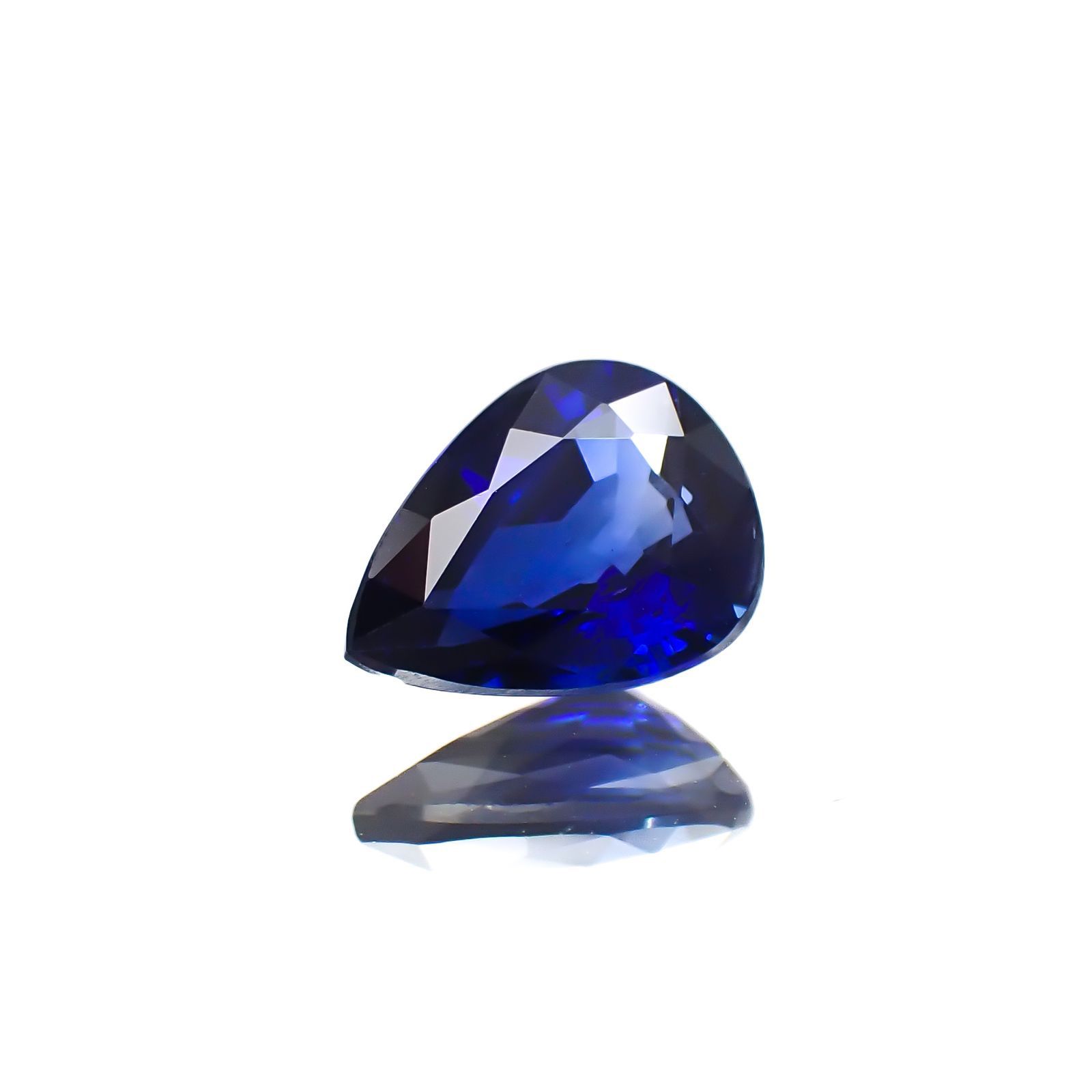 サファイア(宝石名サファイア)スリランカ/マダガスカル産 0.89ct 識別済[220917640]7x5.4mm前後