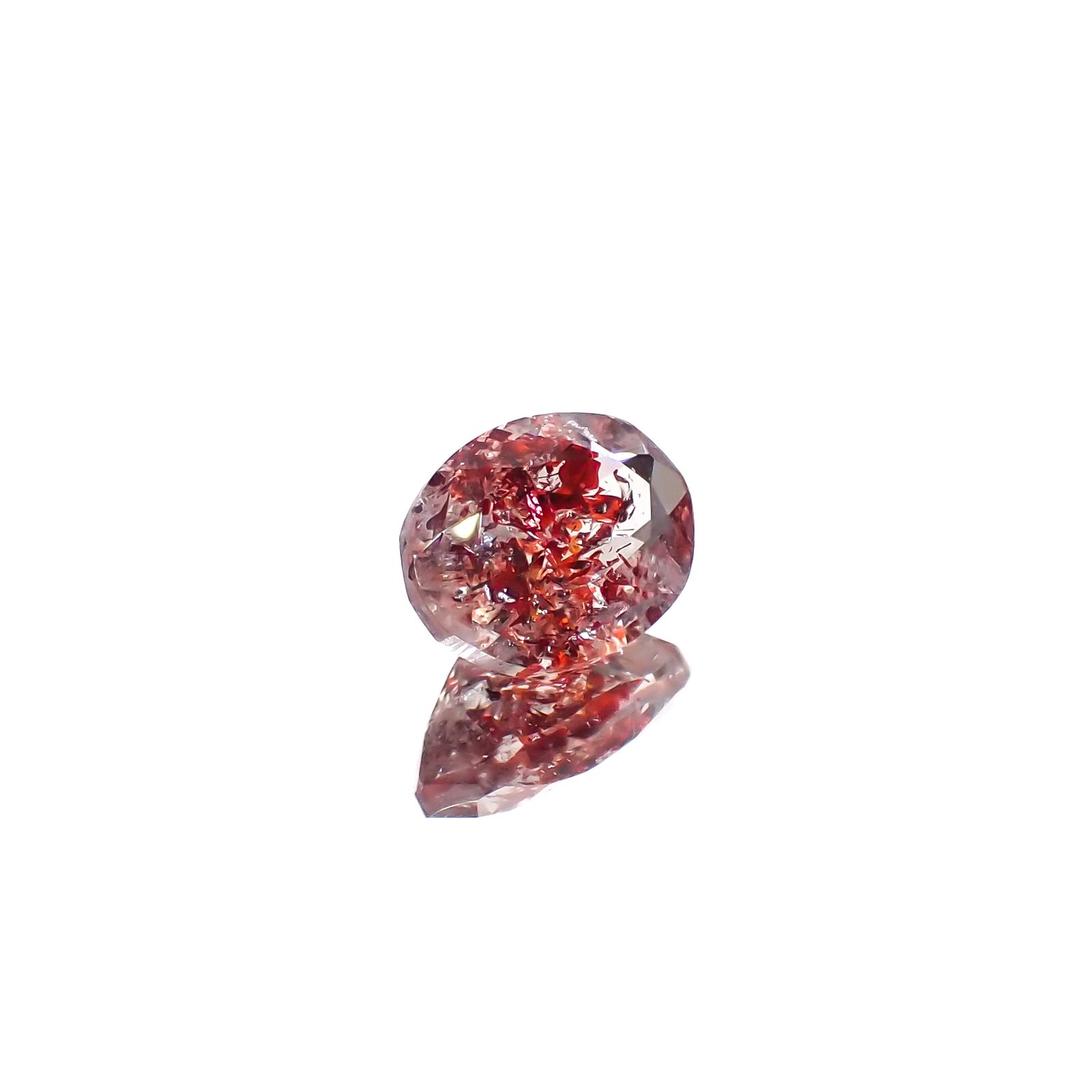 ファイヤークォーツ ナイジェリア産 1.23ct[240326718]8.1x6.1mm前後