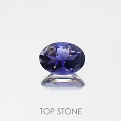 アイオライトサンストーン インド・ブラジル産 ルース 0.7ct[210611101]7.1×5.1mm前後