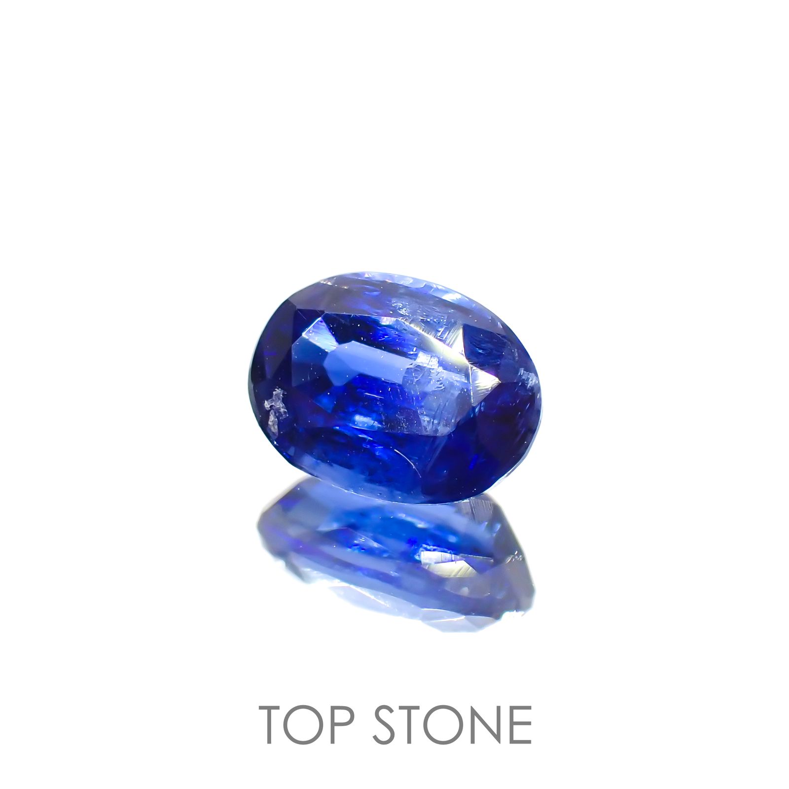カイヤナイト(宝石名カイヤナイト) ネパール産 1.11ct 識別済[20095282]7.1×5.2mm前後