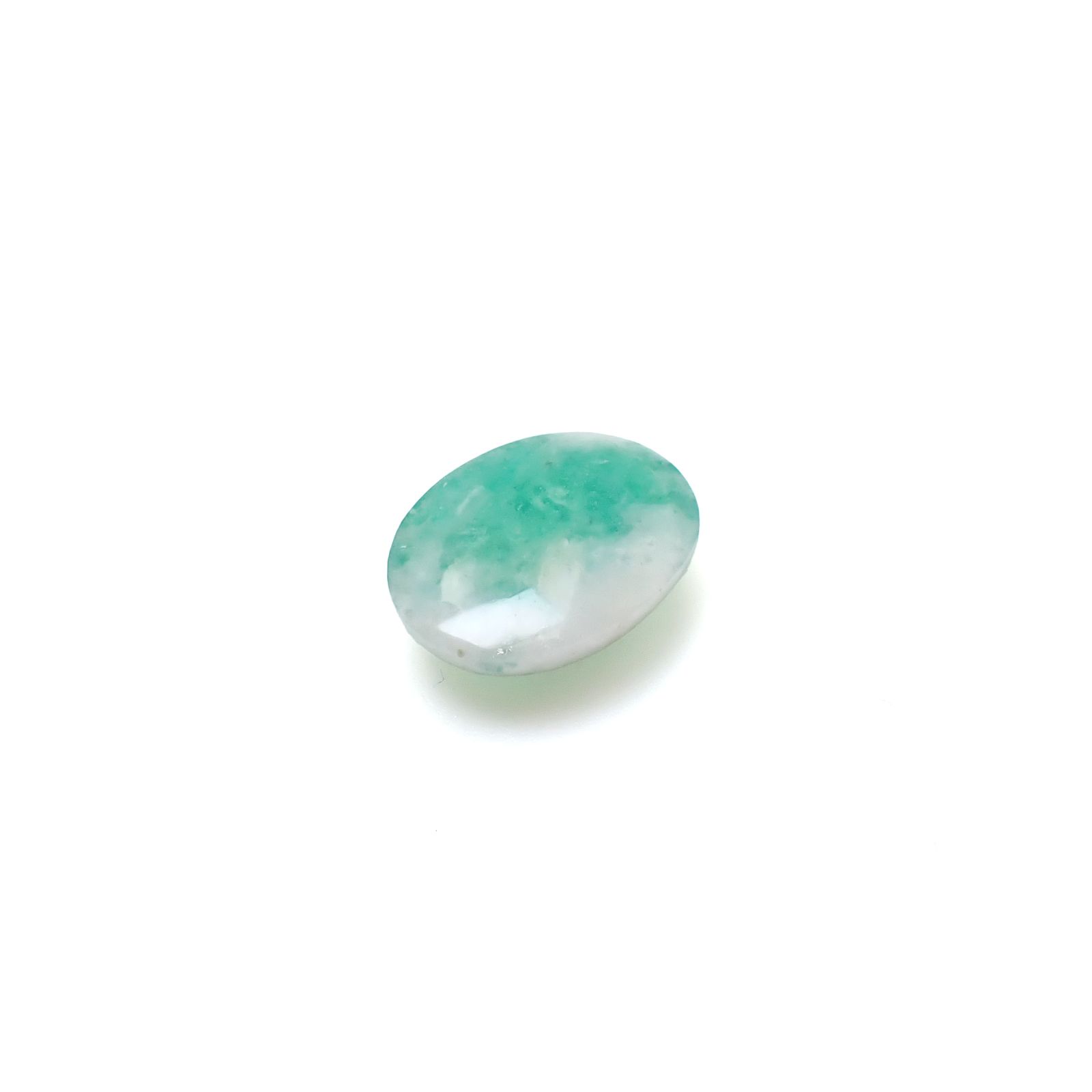 マトリックスエメラルド(エメラルドインクォーツ/フェルドスパー) ブラジル産 5.04ct [250430170]12.9x10mm前後