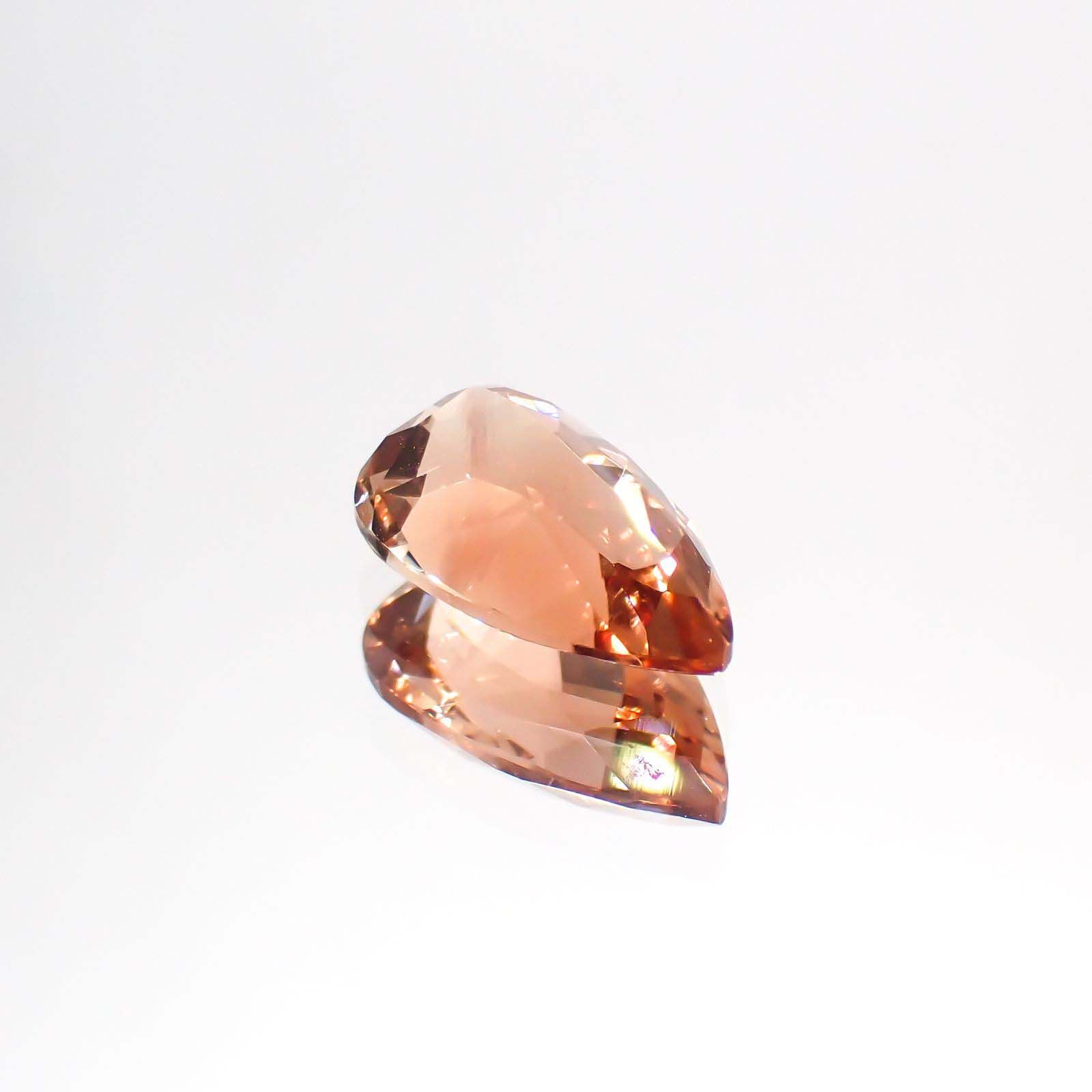 オレゴンサンストーン(宝石名ラブラドライト)アメリカ・オレゴン州産 1.54ct 識別済[230722701]10.5x6.2mm前後