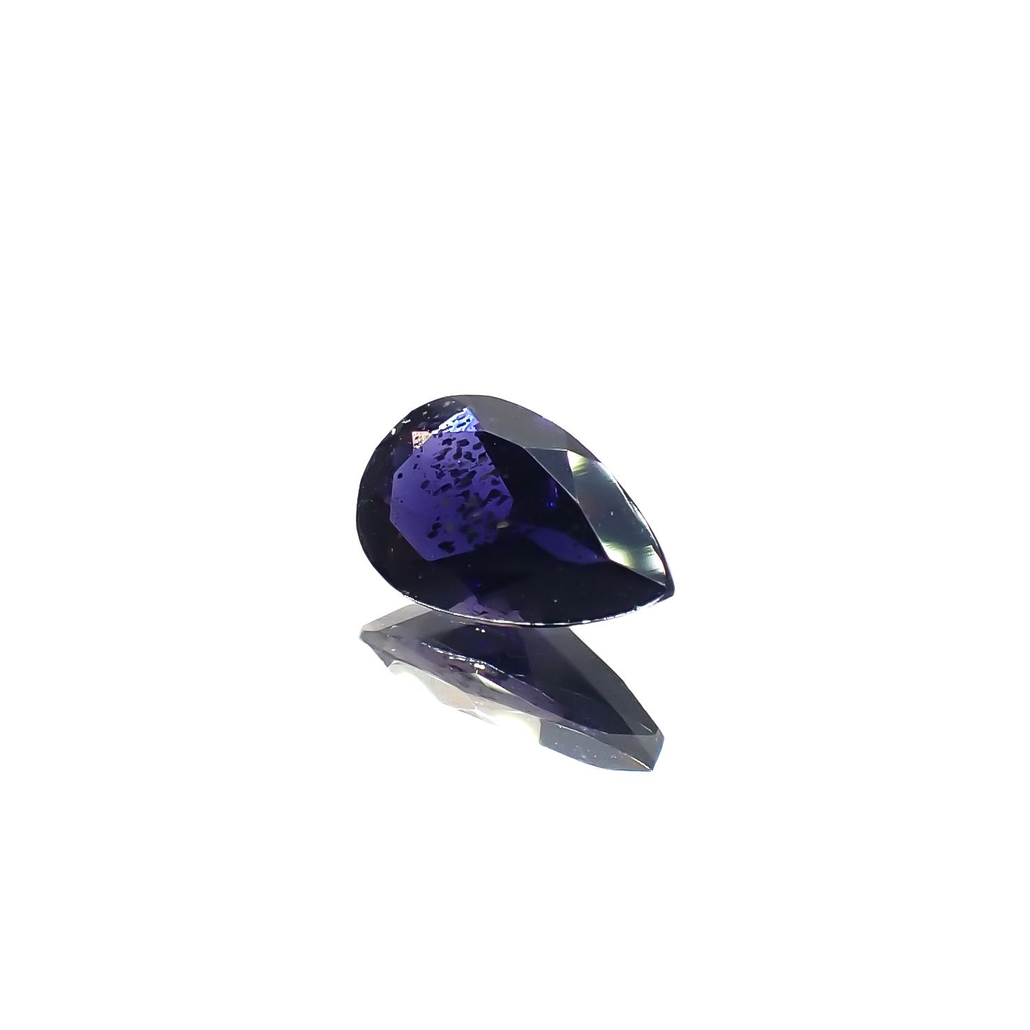 アイオライトサンストーン インド/ブラジル産 0.67ct[231224846]7.9x4.9mm前後