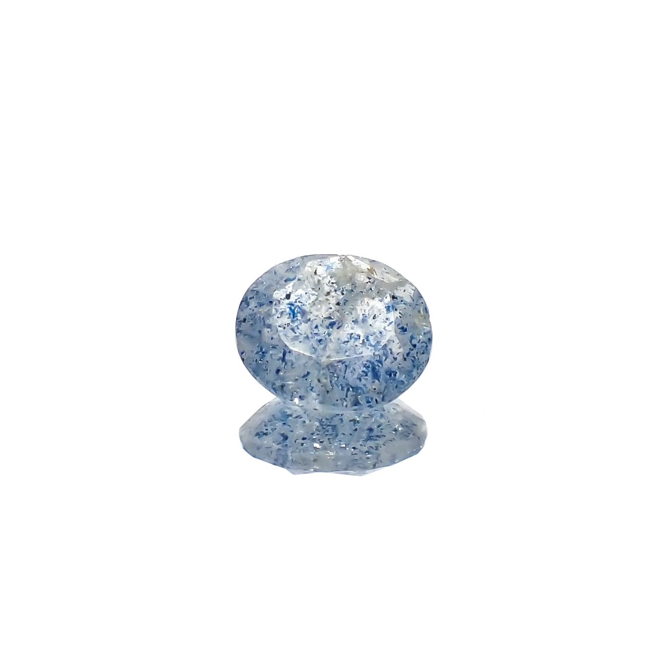 ラズライトインクォーツ アフガニスタン産 0.99ct[240125839]7.4x6.9mm前後