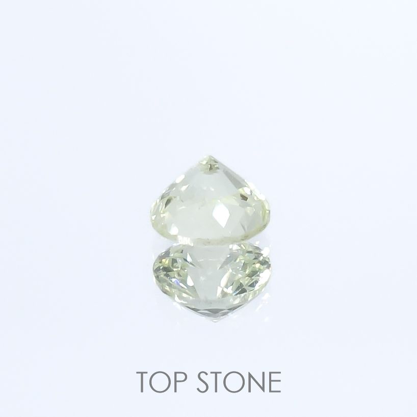 アイスライムブルーサファイア(宝石名サファイア)マダガスカル/オーストラリア産 0.33ct 識別済[220817365]4x3.9mm前後