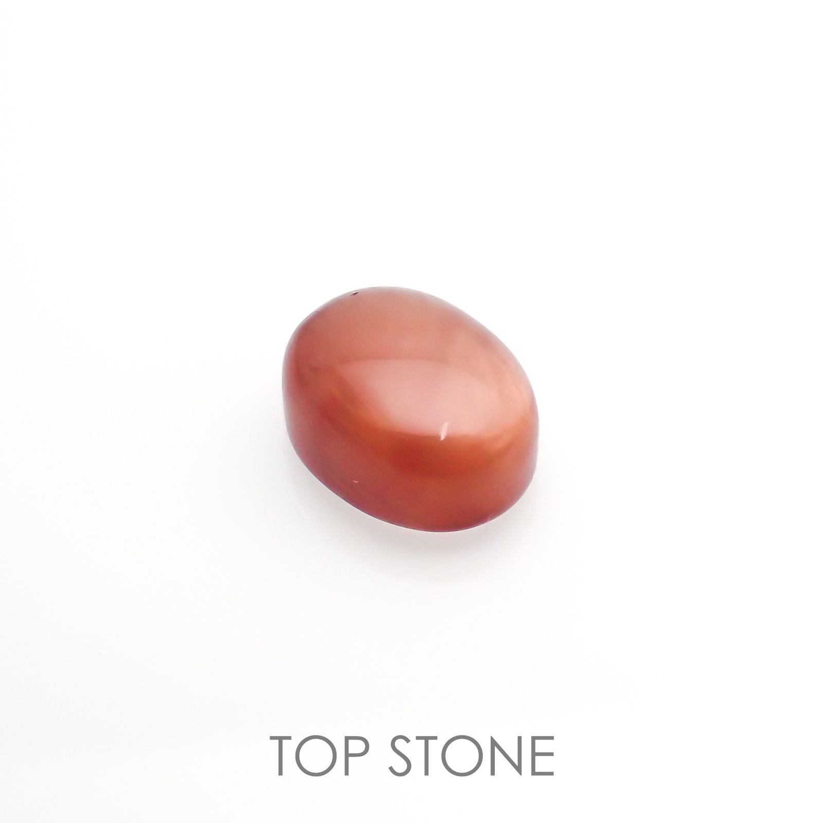 バイカラーアンデシン(宝石名アンデシン)チベット産 2.70ct 識別済[220114679]9.4x7.2mm前後