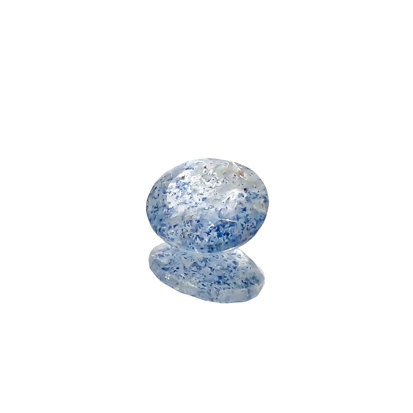 ラズライトインクォーツ アフガニスタン産 0.99ct[240125839]7.4x6.9mm前後