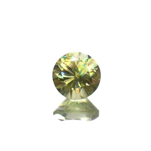 スフェーン(宝石名スフェーン)マダガスカル産 0.34ct 識別済[221219478]4.1x4.1mm前後