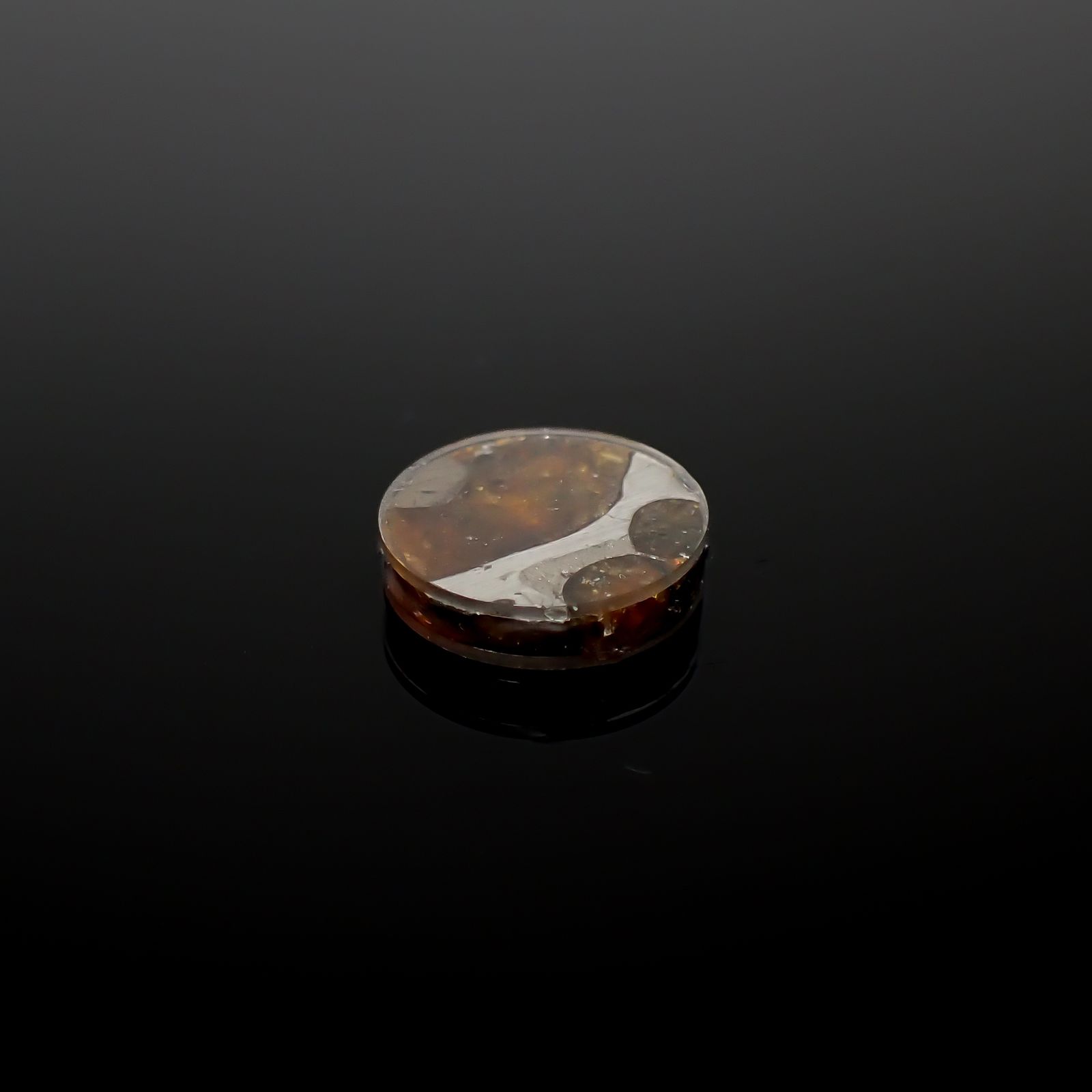 パラサイト隕石Sericho トリプレット 発見地:ケニア 4.99ct[240125723]12.1x12mm前後