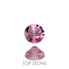 ホットピンクスピネル(宝石名ピンク・スピネル)タンザニア産 0.15ct 識別済[220616599]3.1x3.1mm前後