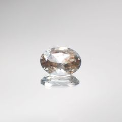 アベンチュリンアクアマリン(宝石名アクアマリン) ナイジェリア産 2.08ct 識別済[210712991]10.1×7.1mm前後
