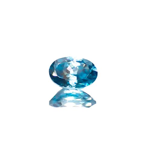 ブルージルコン カンボジア産 0.78ct[230823033]6.2x4.1mm前後