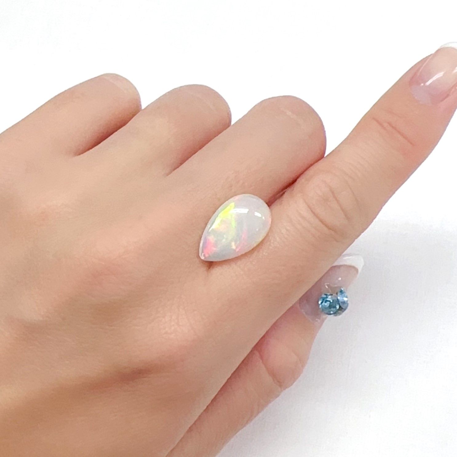 ハニカムオパール エチオピア産 4.43ct[240427151]17x10.7mm前後