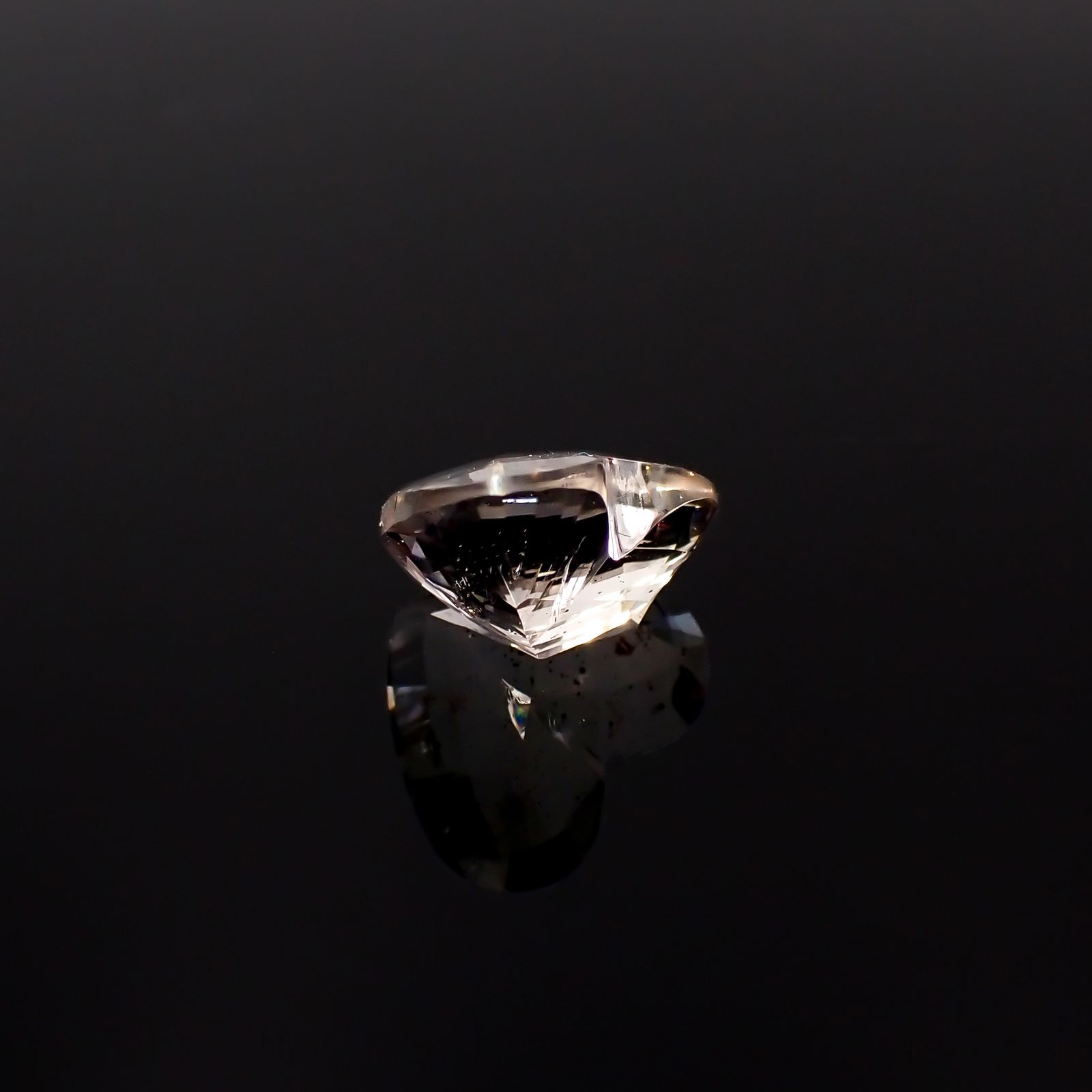 ◇カスタムハート・チェッカーカット◇ティンカーベルクォーツ ブラジル産 3.02ct[240125442]11.4x9.2mm前後