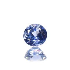 アイスブルーサファイア(宝石名サファイア)スリランカ/マダガスカル産 0.34ct 識別済[230119939]3.9x3.8mm前後