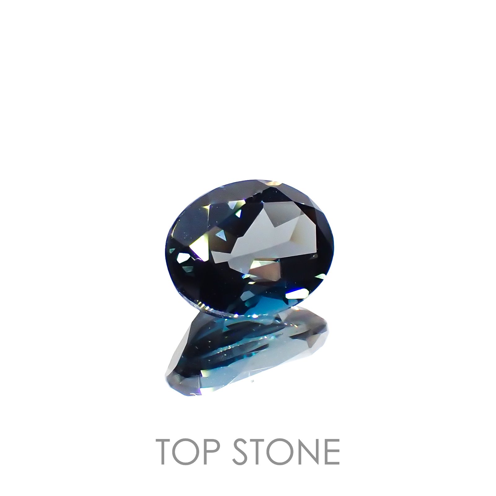 ロンドンブルートパーズ ブラジル産 1.55ct[221219305]8.1x6.1mm前後