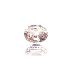 ピンクサファイア(宝石名ピンク・サファイア) マダガスカル/スリランカ産 識別済 0.57ct / 5.3x4.2mm前後 [210712556]