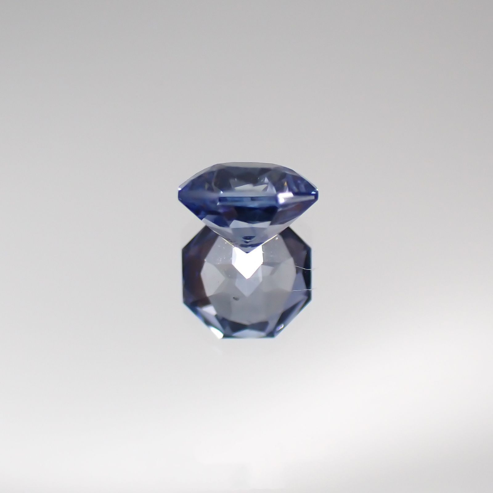 ◇オクタゴンカット◇サファイアSA(宝石名サファイア) マダガスカル産 0.38ct 識別済[210611058]4.1×4mm前後