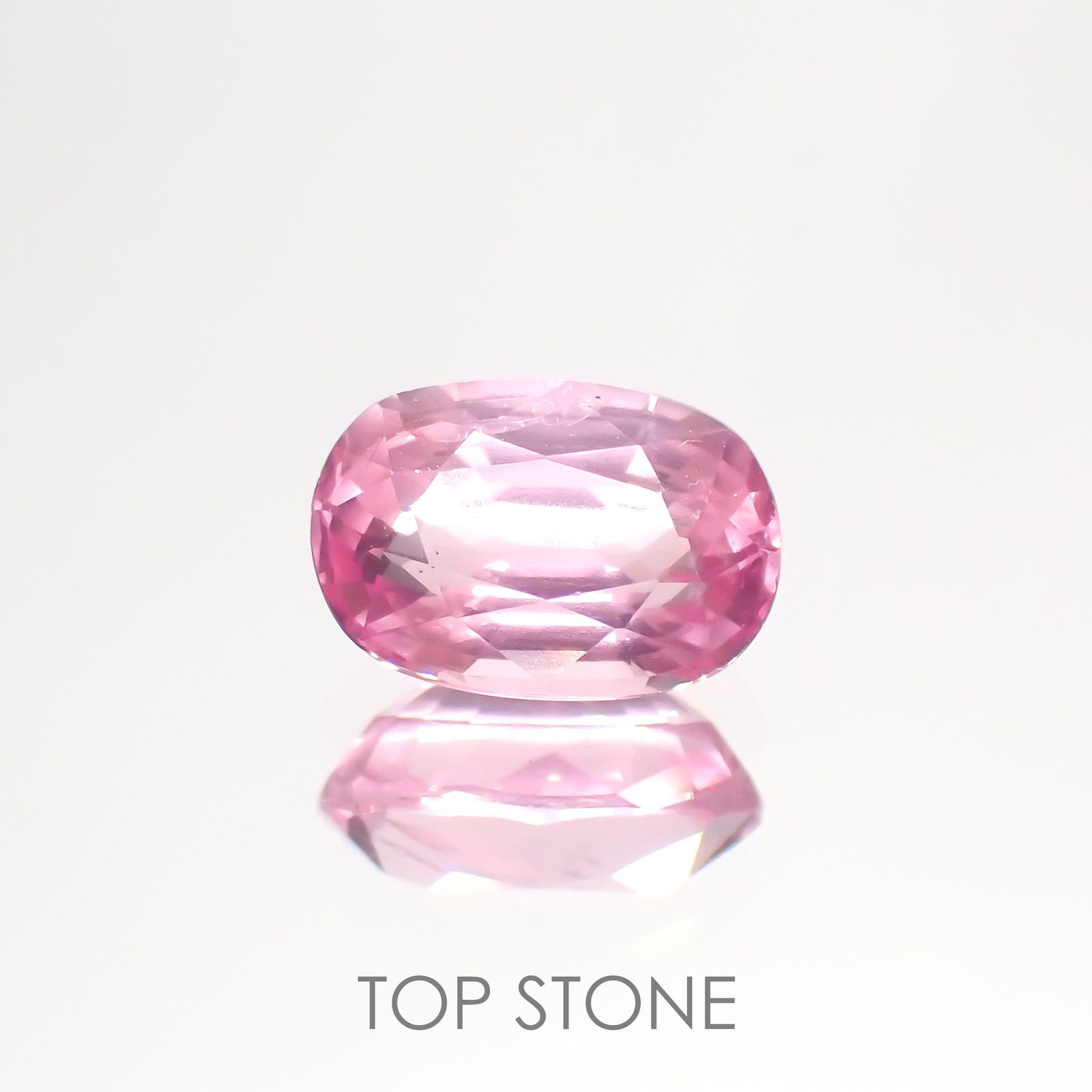 ピンクスピネル(宝石名ピンク・スピネル) タンザニア産 1.248ct ソ付