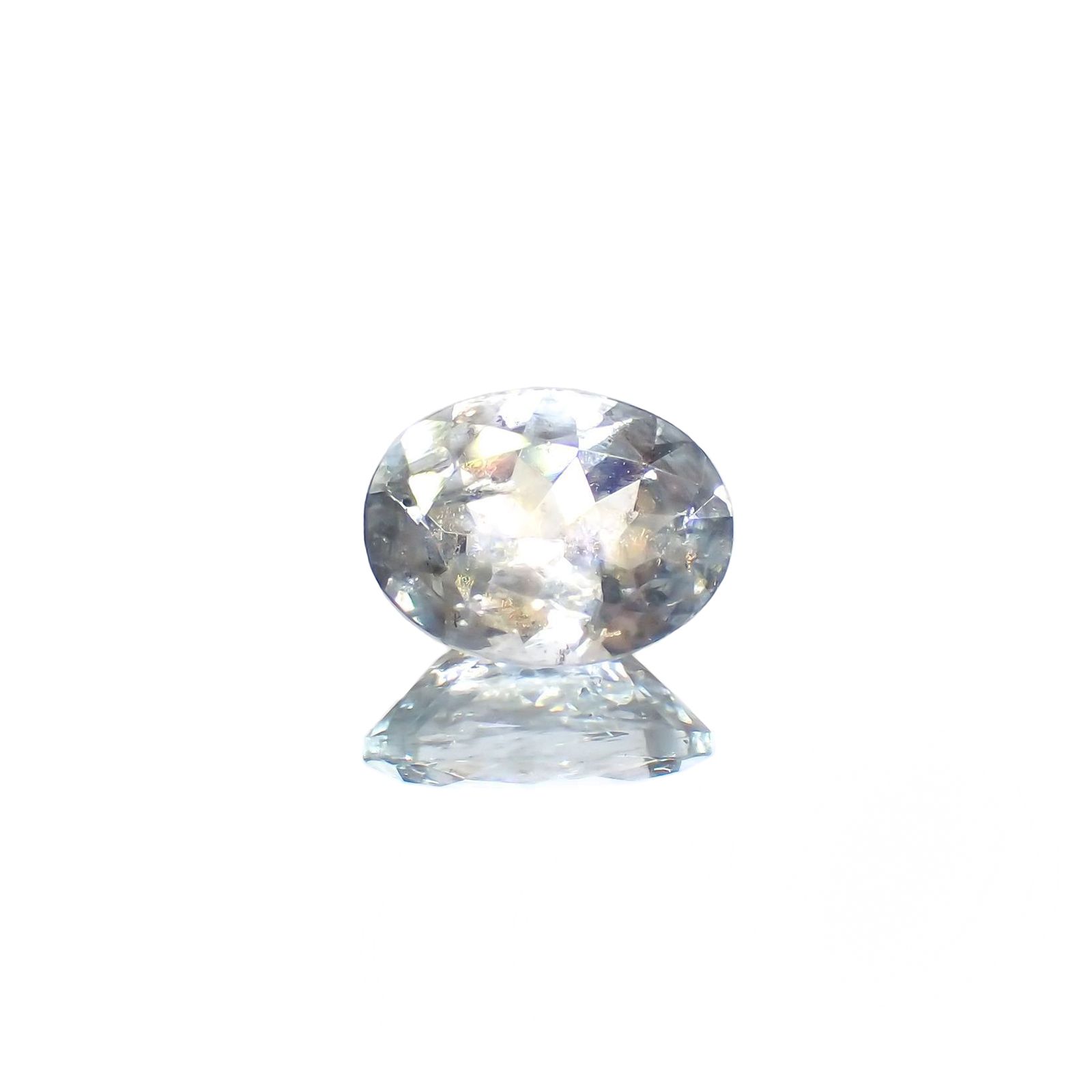アベンチュリンアクアマリン ナイジェリア産 1.08ct [250114464]8.1x6mm前後