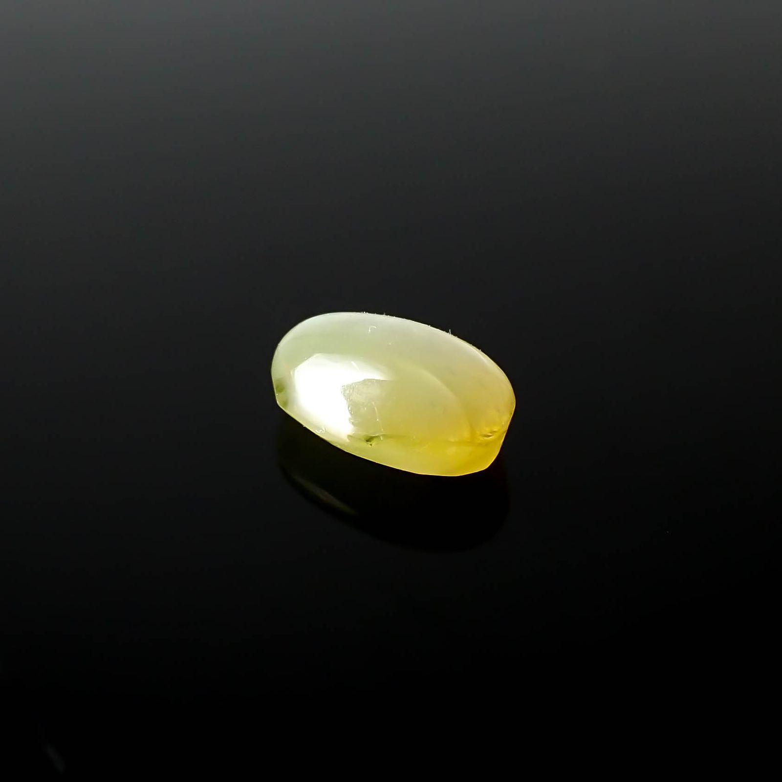 クリソベリルキャッツアイ(宝石名クリソベリル・キャッツアイ)スリランカ産 1.22ct 識別済[231225020]7.3x4.8mm前後
