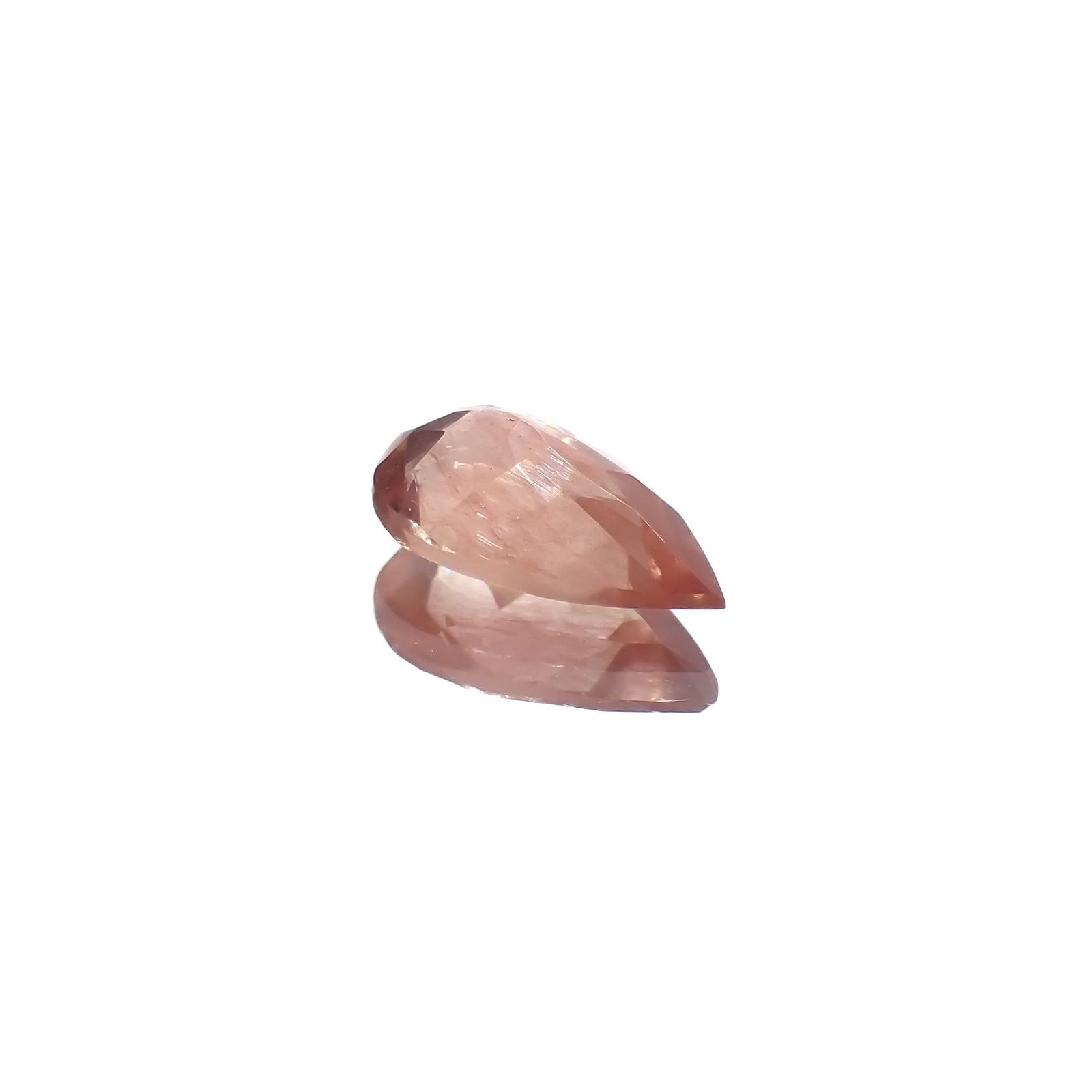 エチオピアサンストーン(宝石名アンデシン・ラブラドライト)エチオピア産 識別済 0.67ct / 8x5mm前後 [230321321]