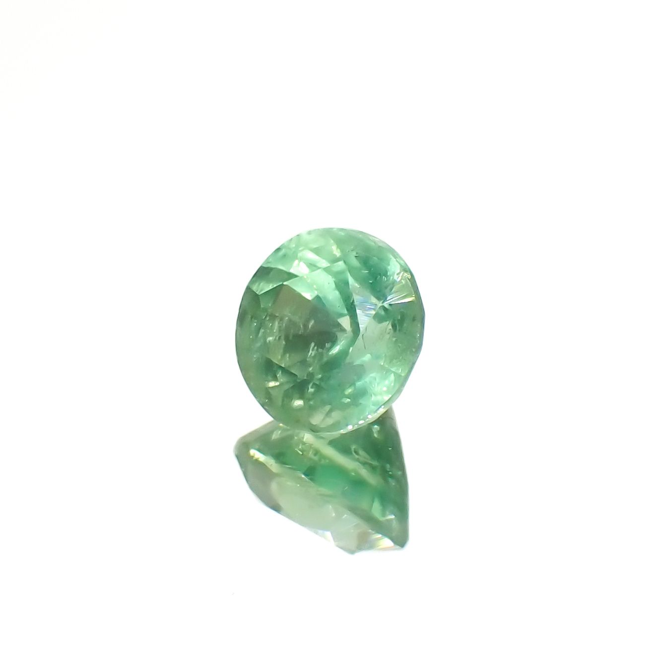 グリーンカイヤナイト タンザニア産 1.26ct[230220576]6x5.9mm前後