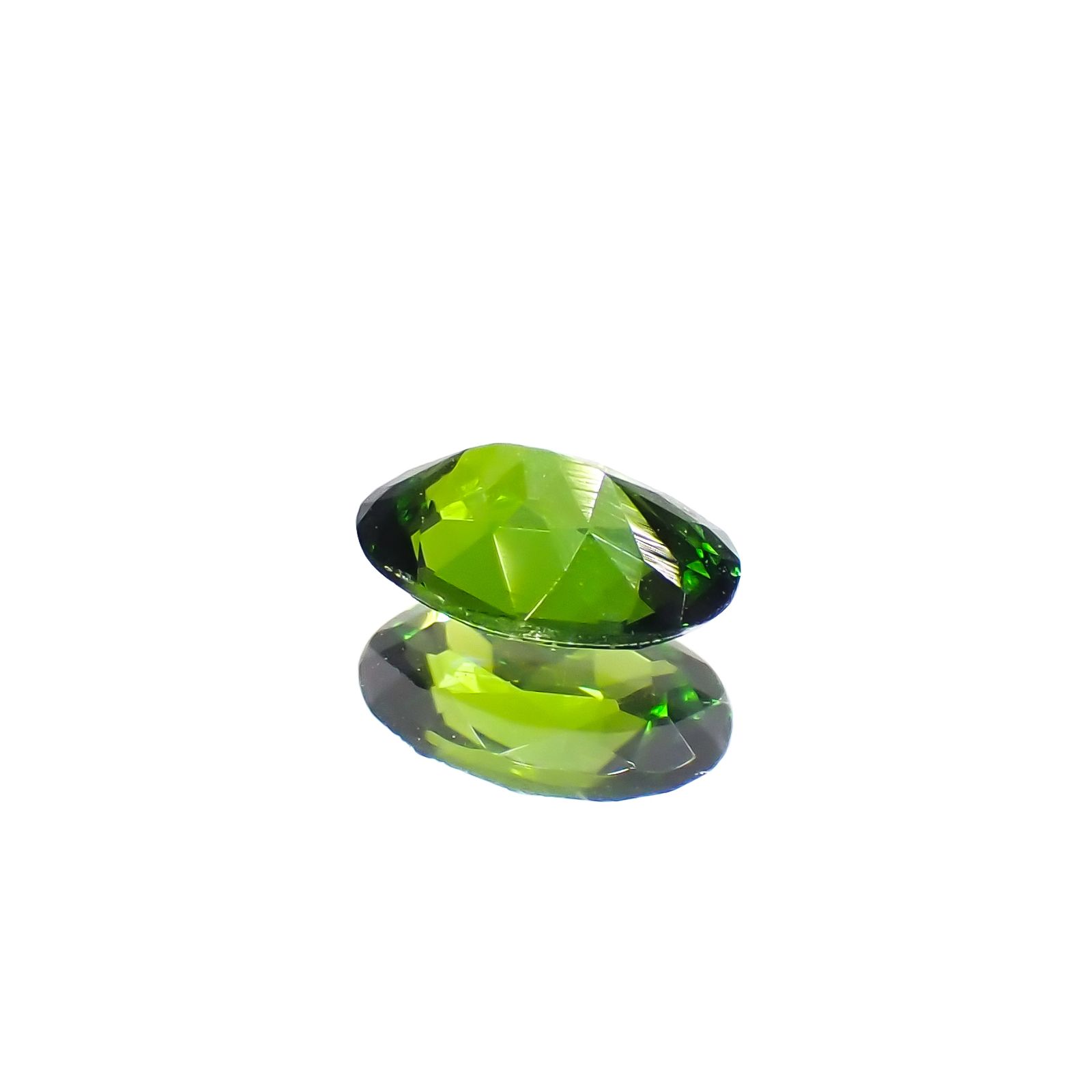 クロムダイオプサイド(宝石名クロム・ダイオプサイド)ロシア産 0.22ct 識別済[231023899]4.9x3.3mm前後