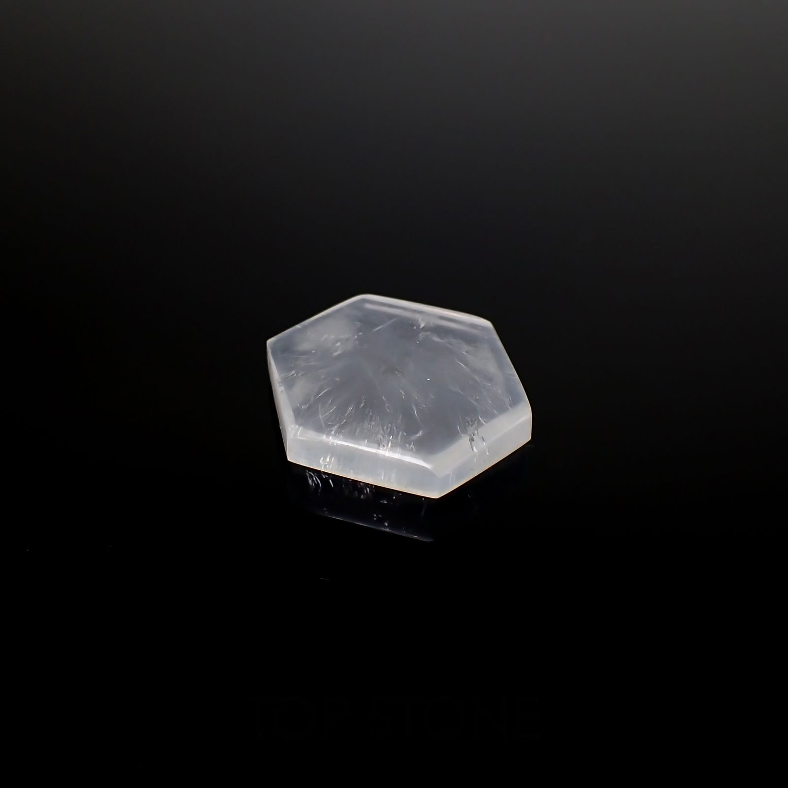 トラピッチェクォーツ 偏光板2枚付き コロンビア・ボヤカ産 39.07ct[230321100]27x24.1mm前後