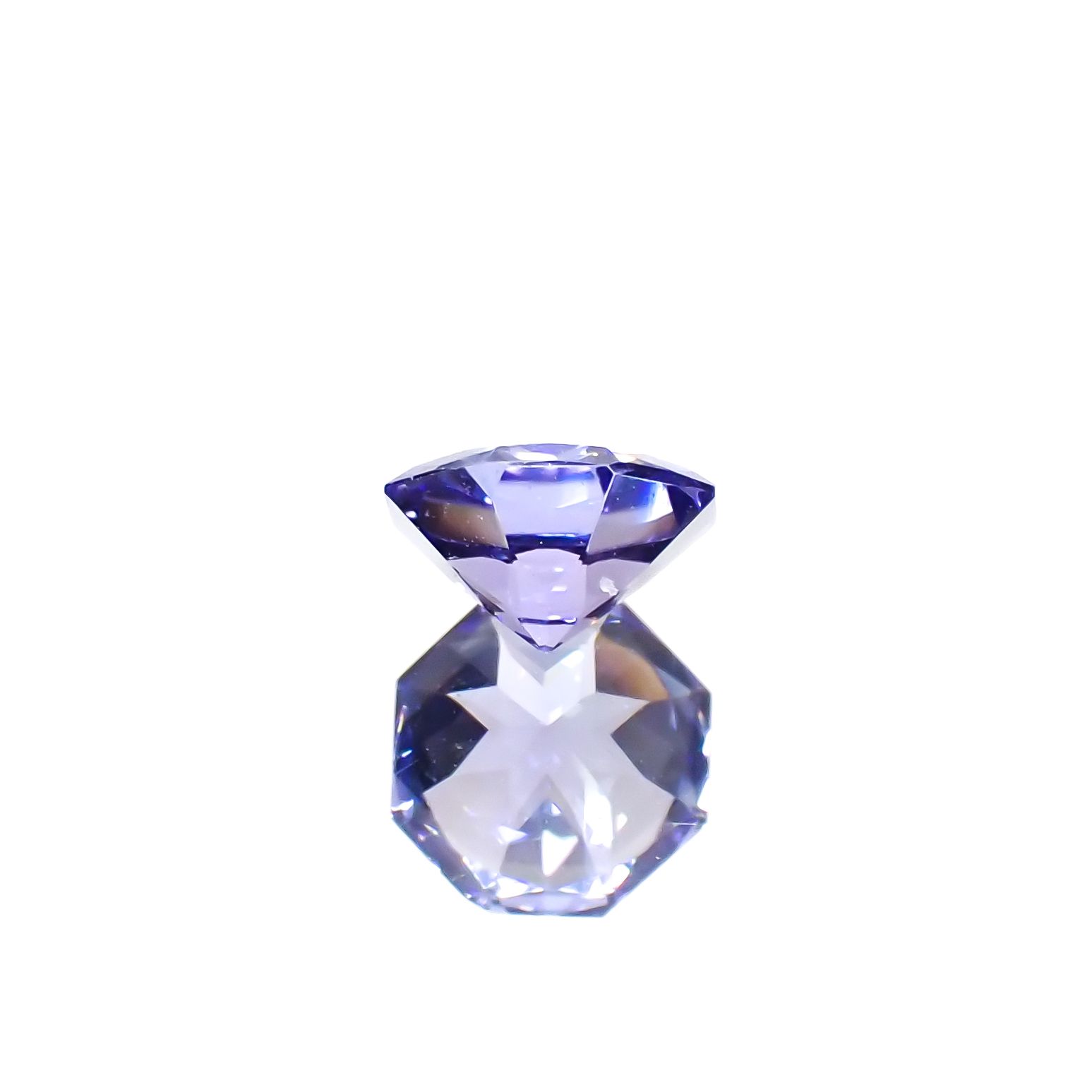 ◇オクタゴンカット◇タンザナイトSA(宝石名タンザナイト)タンザニア産 0.48ct 識別済[231124165]5x5mm前後
