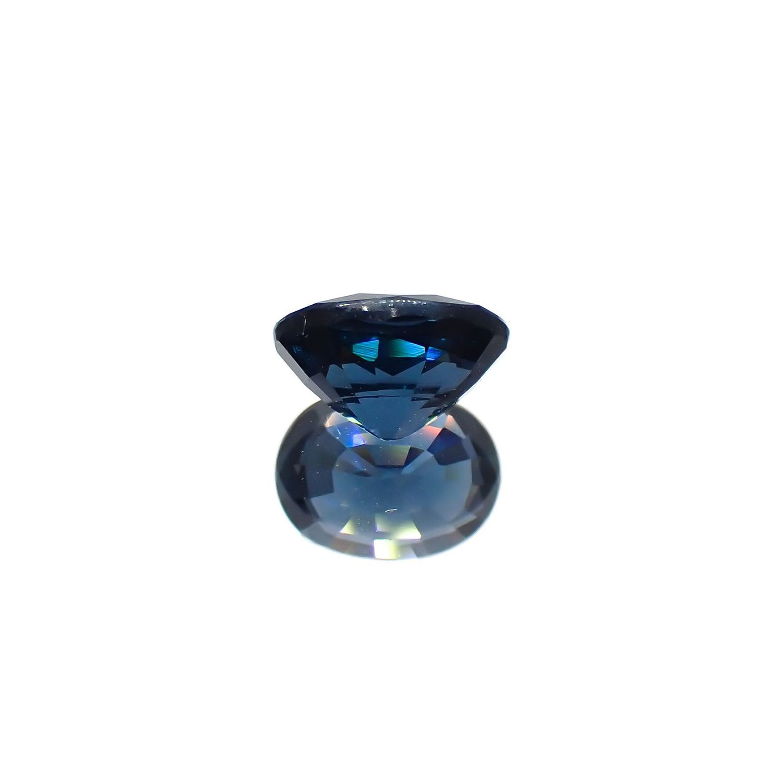 コバルトブルースピネル(宝石名ブルー・スピネル)スリランカ産 ソ付(日独) 1.249ct / 7.27x5.47mm前後 [221018928]
