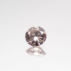 ピンクダイヤモンド(宝石名ダイヤモンド) SI-2 / LIGHT BROWN PINK 0.076ct ソ付(CGL)[210711795]2.7×2.7mm前後