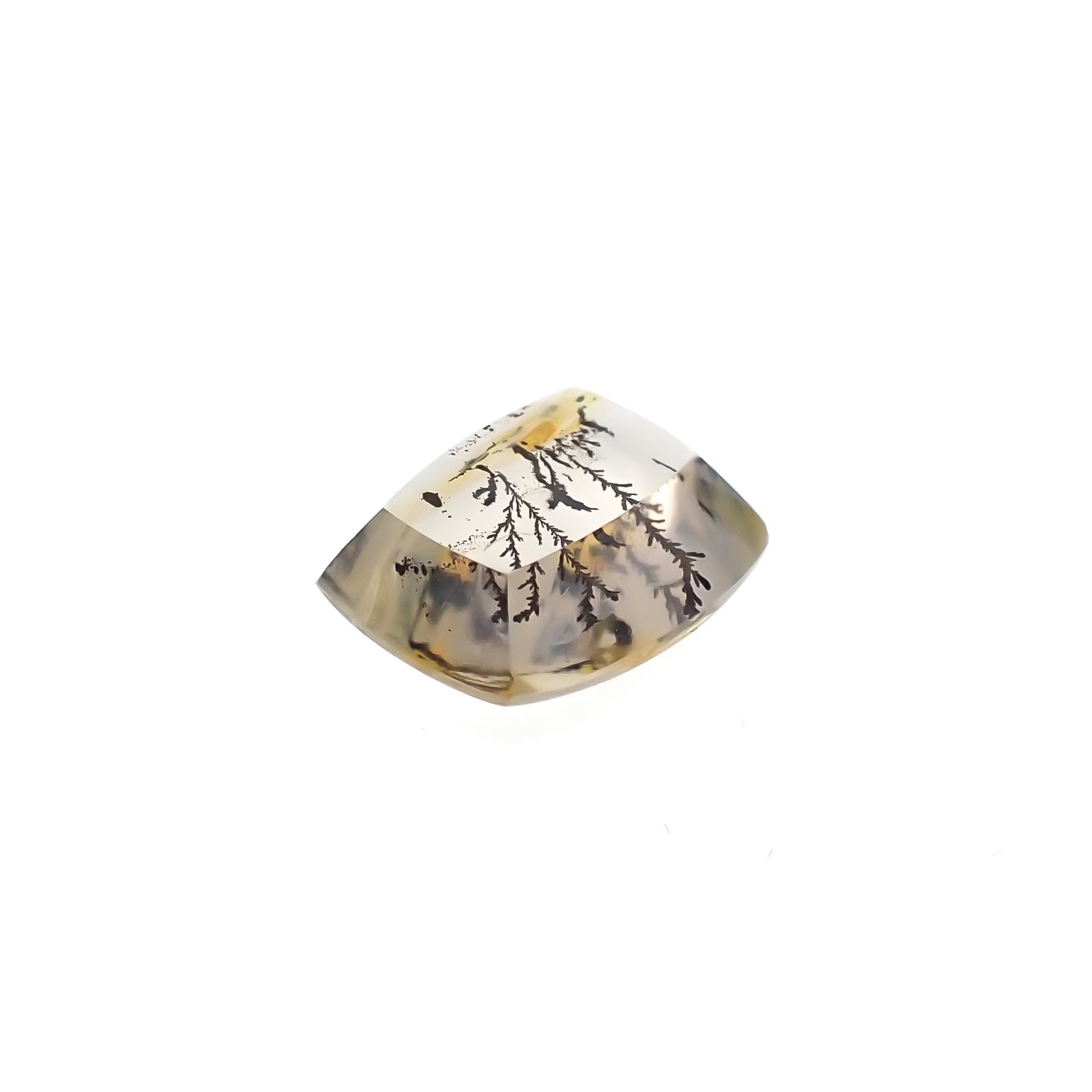 デンドリチッククォーツ ブラジル産 5.93ct[230321072]11.2x13.7mm前後