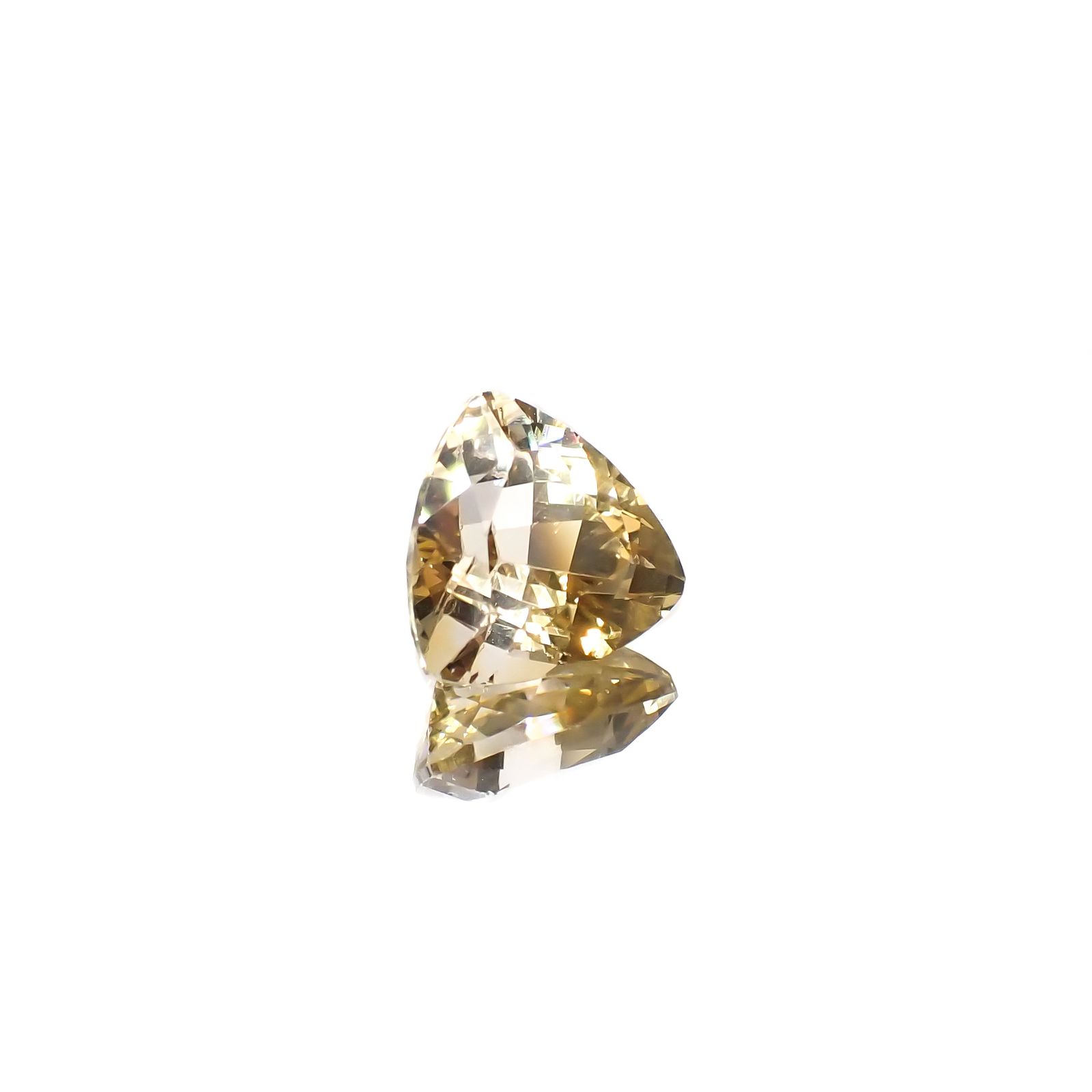 バライト(宝石名バライト)アメリカ・サウスダコタ州産 6.192ct ソ付(日独)[240327014]10.5x10.38mm前後