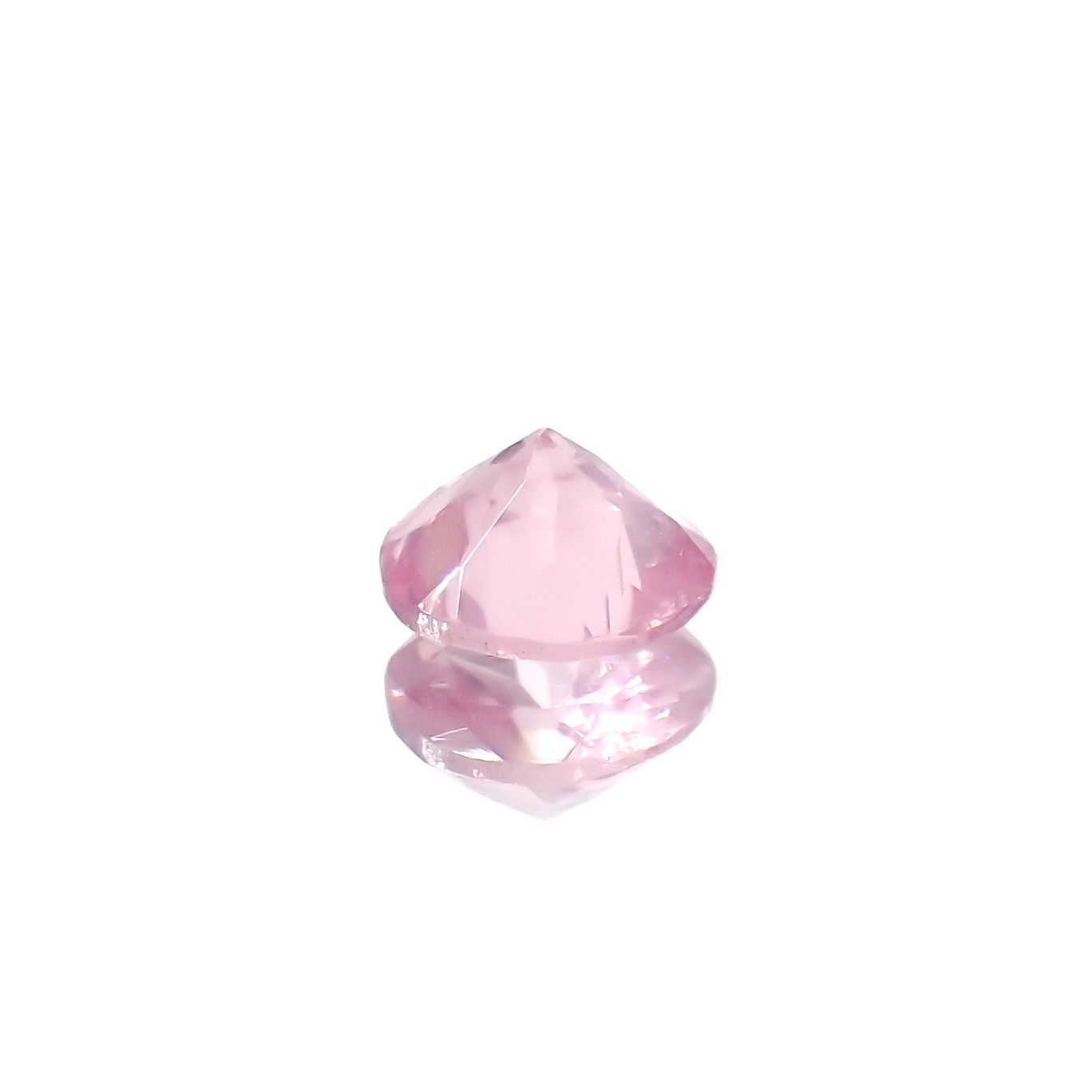 シルキーピンクスピネル タンザニア産 0.41ct[231224957]4.8x4.8mm前後